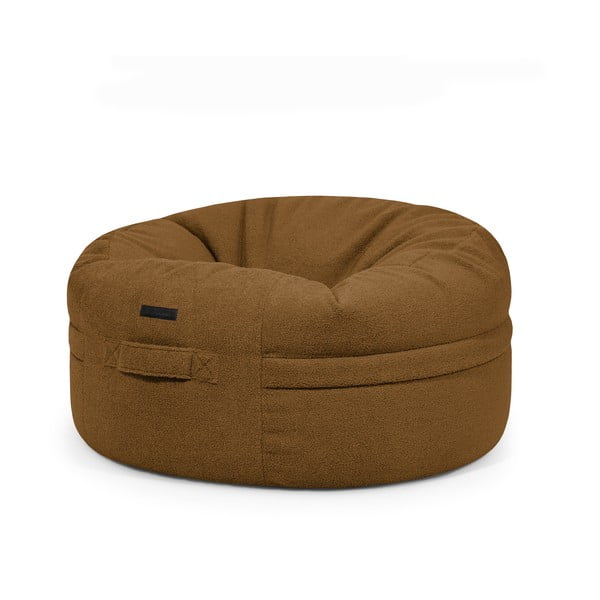 Кафяв пуф от букле Roll 105 – SLOWDOWN