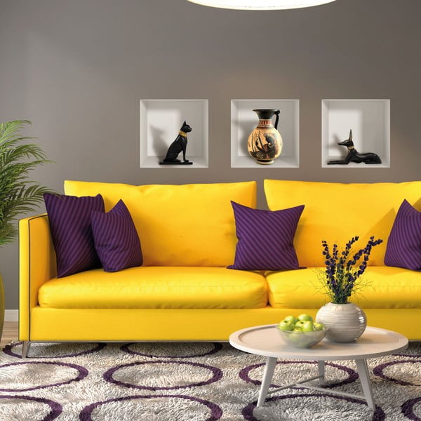 Комплект от 3 3D стикера за стена Египетски - Ambiance-image-2