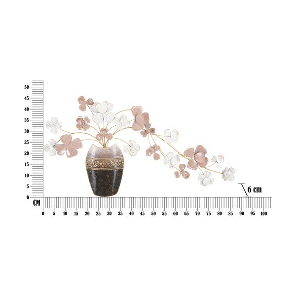 Метална декорация за стена Ваза, 87,5 x 46 cm - Mauro Ferretti-image-2