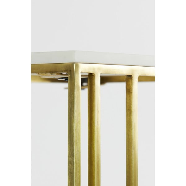 Странична масичка с плот от имитация на мрамор 31x41 cm Roshan – Light & Living-image-1