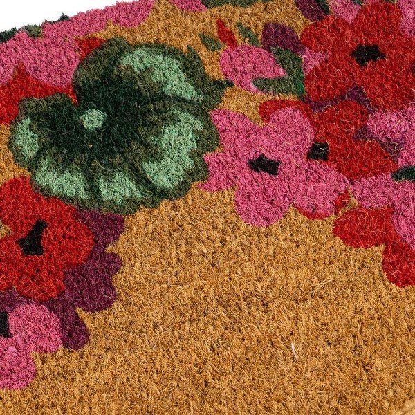 Изтривалка от кокосови влакна 40x60 cm Geranio – Casa Selección-image-1