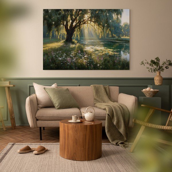 Картина 113x85 cm Sunlit Willow – Styler-image-2