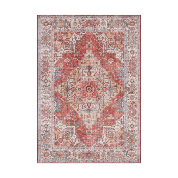 Тухлен червен килим , 200 x 290 cm Sylla - Nouristan