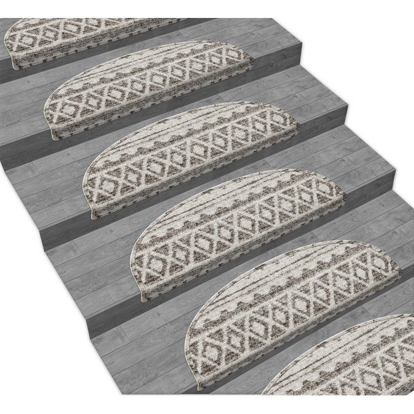 Сиви стъпала за стълби в комплект от 16 части 65x20 cm Cottage Warmth - Vitaus-image-1