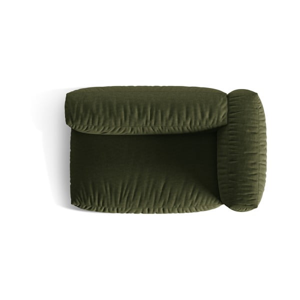 Зелен модул за диван (десен ъгъл) Martina – Micadoni Home-image-3
