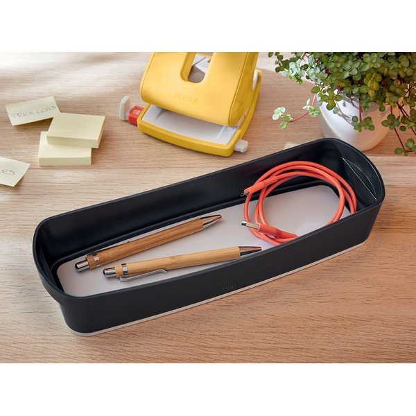 Сива кутия за бюро с органайзер Cosy - Leitz-image-1