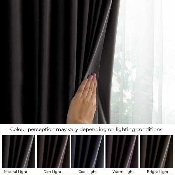 Черно затъмняващо перде 140x270 cm Eyelets – Restilo-image-4