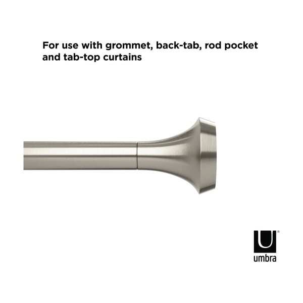 Стоманен разтегателен корниз 91 - 183 cm Ella - Umbra-image-4