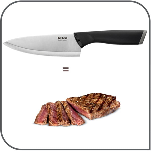 Нож за готвене от неръждаема стомана Comfort - Tefal-image-1