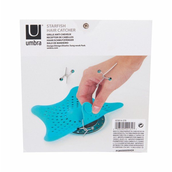 Синя силиконова тапа за вана Starfish - Umbra-image-4