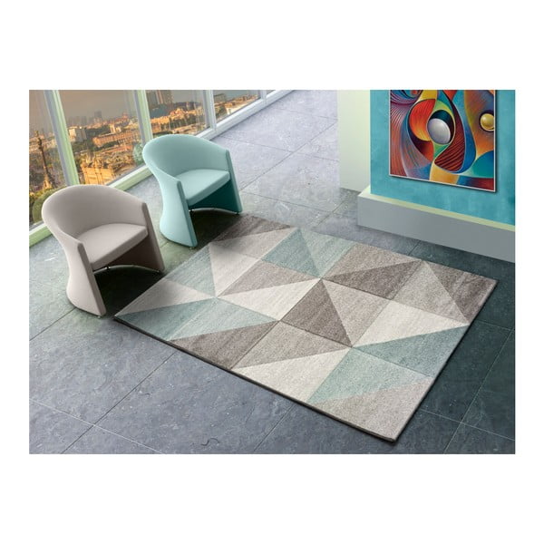 Modro-šedý koberec Universal Retudo Naia, 80 x 150 cm-image-1