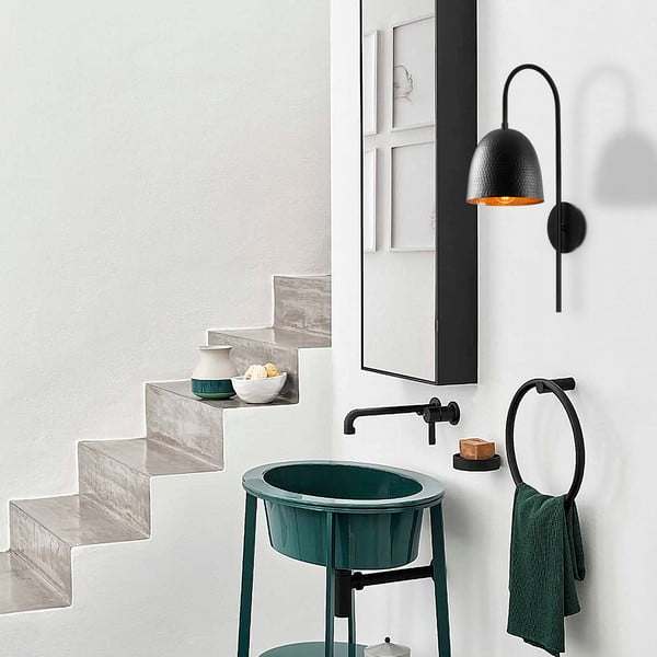 Черна стенна лампа Tattoo – Opviq lights-image-1