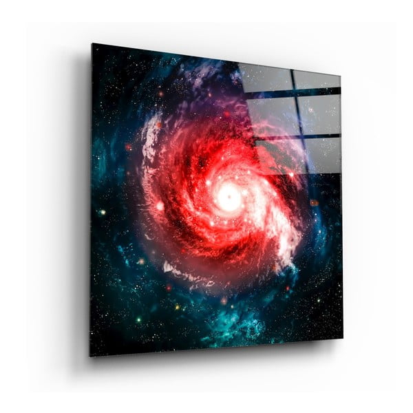Картина върху стъкло Rose Infinity, 40 x 40 cm Space - Insigne
