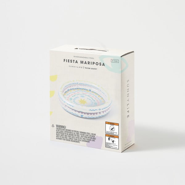 Надуваем плувен басейн , ø 162 cm Fiesta Mariposa - Sunnylife-image-2