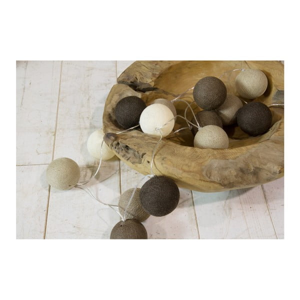 Купа за плодове, изработена от необработено тиково дърво Mara, ⌀ 20 cm - HSM collection-image-1