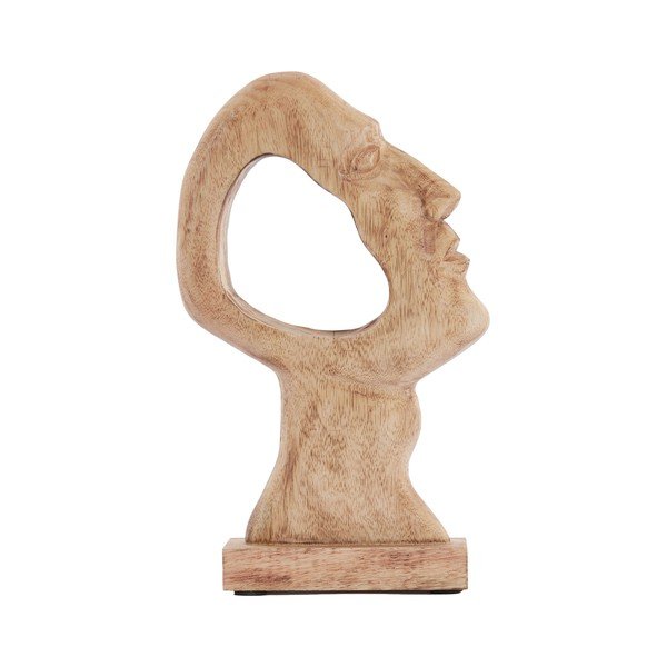 Дървена статуя Masimo - Light & Living-image-2