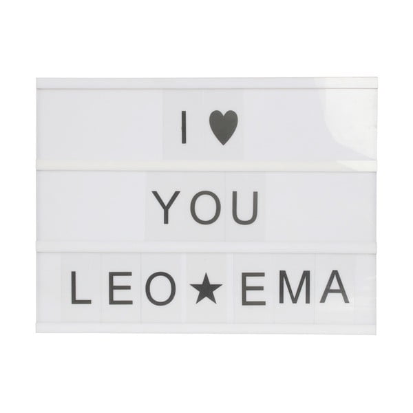 Světelný box s 95 znaky Opjet Boite 30x22,6cm-image-1