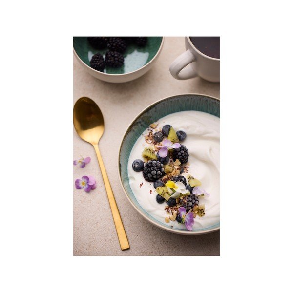 Бяла/зелена глинена купичка 850 ml Gastro White/Green – Bitz-image-4