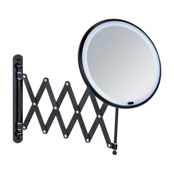 Козметично огледало със светлина/увеличително (5x) ø 20 cm Barona – Wenko-image-1