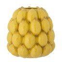 Жълта глинена ръчно рисувана ваза (височина 22 cm) Limone – Bloomingville