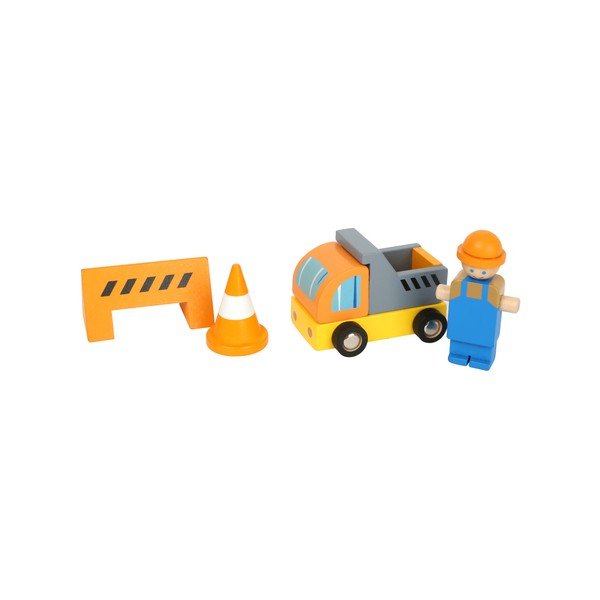 Детски дървен строителен кран за строителство - Legler-image-1