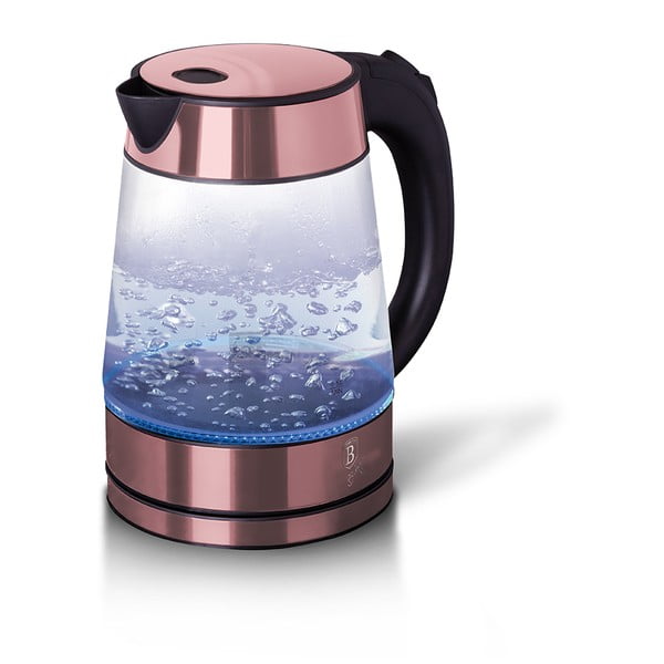 Розова електрическа кана 1,7 л I-Rose Edition - BerlingerHaus