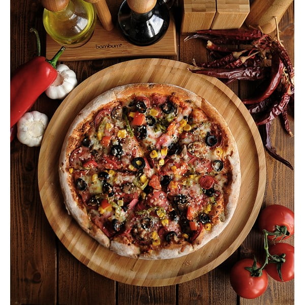 Бамбукова въртяща се тава , ⌀ 28 cm Lily - Bambum-image-1