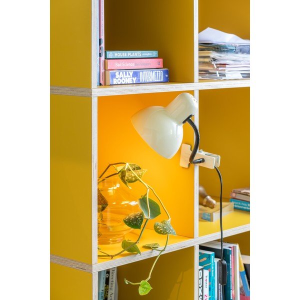 Бежова метална настолна лампа (височина 33,5 cm) New Retro – Leitmotiv-image-1