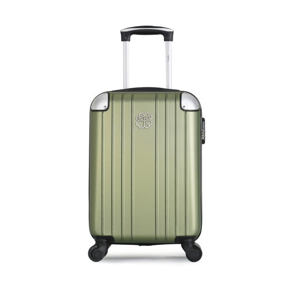 Светлозелен куфар с 4 колела Amelie, 31 л - LPB