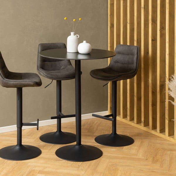 Тъмнозелен бар стол с регулируема височина (височина на седалката 86 cm) Adisa – Actona-image-1