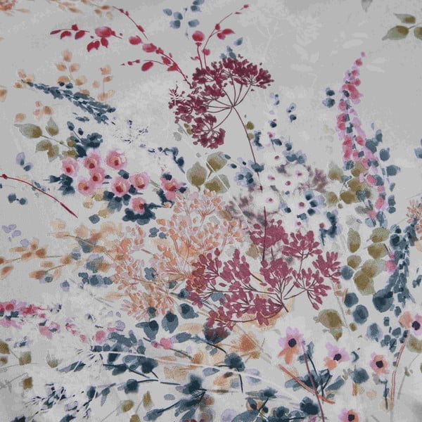 Бяло и бежово спално бельо 200x200 cm Dried Flowers - Catherine Lansfield-image-4