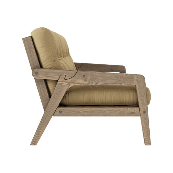 Жълт разтегателен диван 204 cm Grab - Karup Design-image-4