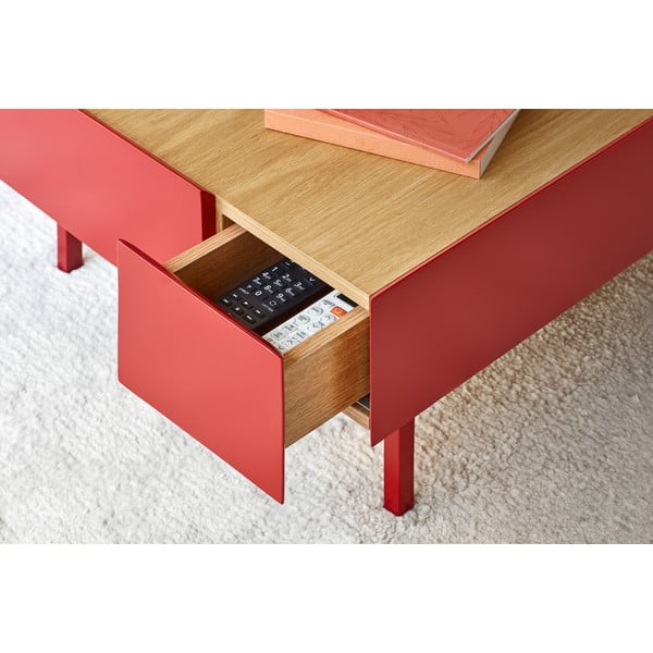 Тъмночервена масичка за кафе Arista - Teulat-image-2