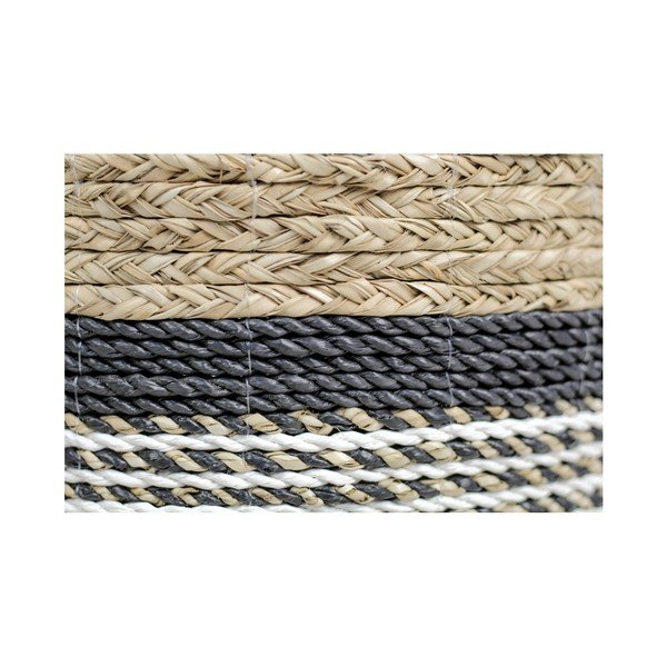 Комплект от 3 кошници за съхранение Raffia Natural Gris - HSM collection-image-2