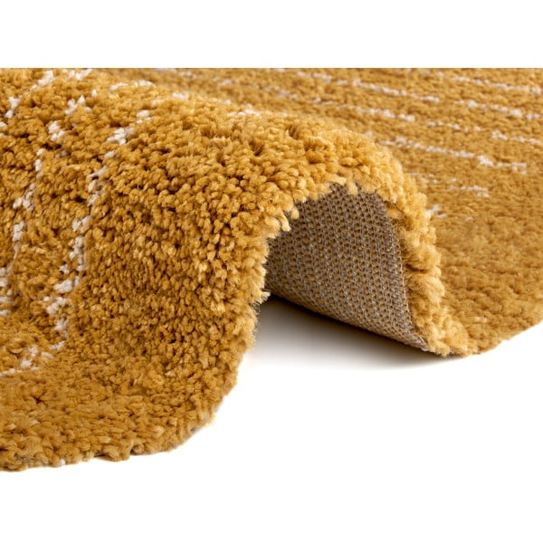 Кръгъл килим в цвят охра и жълто ø 120 cm Dion - Hanse Home-image-2