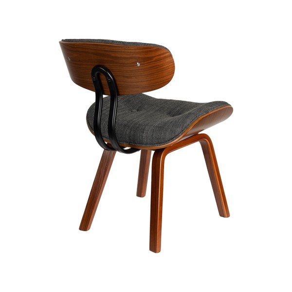 Сив/кафяв тапициран трапезен стол Blackwood – Dutchbone-image-4