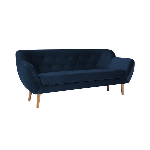 Tmavě modrá třímístná pohovka Mazzini Sofas Amelie-image-1