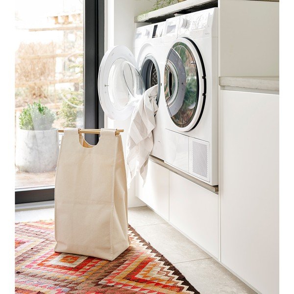 Светлосив стенен кош за пране Laundry Box – ReCollector-image-2