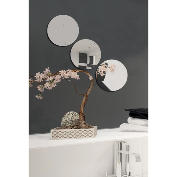 Стенни огледала в комплект от 3 бр. ø 15 cm – MSV-image-2