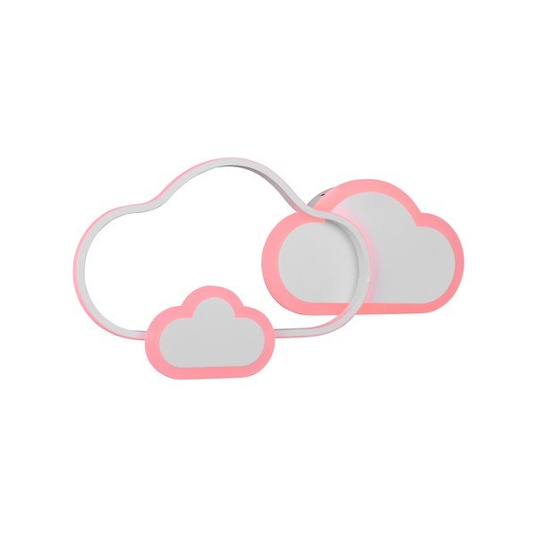 Бяла детска лампа 52x25 cm Cloudy - Reality-image-4