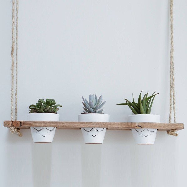 Дървена стойка за цветя (височина 80 см) Gar - Kalune Design-image-2