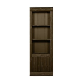 Кафяв шкаф за книги от борова дървесина 78x230 cm Yumi - BePureHome