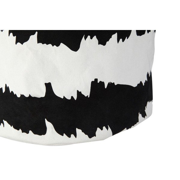 Черно-бял текстилен кош за пране Harga – Premier Housewares-image-2