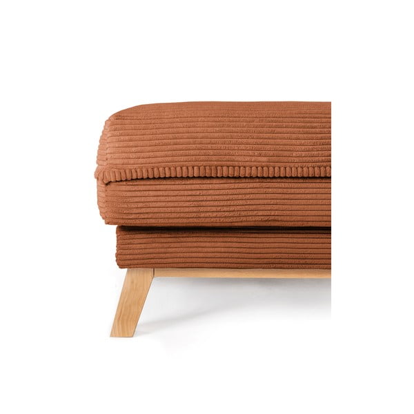 Оранжева табуретка  от рипсено кадифе Tori – Bonami Selection-image-3