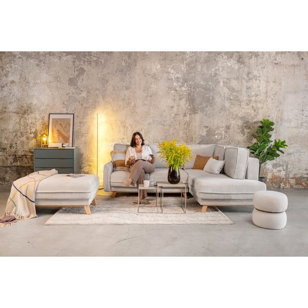 Кремав килим 160x230 cm Routa – Universal-image-3