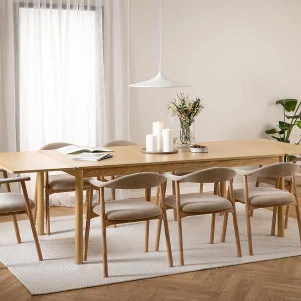 Бежов/естествен трапезен стол Addi – Actona-image-1