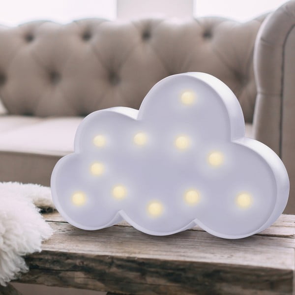 LED светлинна декорация Облак, височина 18 см - DecoKing