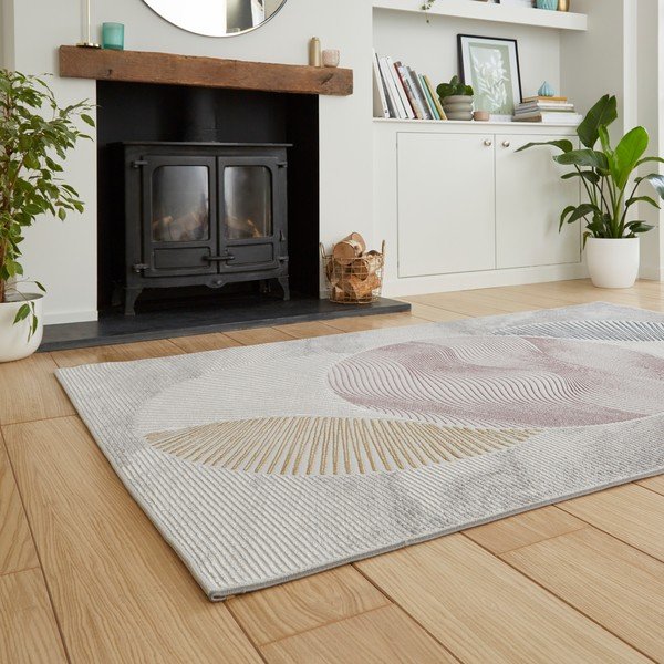 Килим в светлосиньо и светлорозово 160x230 cm Creation – Think Rugs-image-2