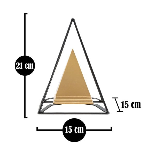 Метална статуетка в златна декорация Пирамида - Mauro Ferretti-image-4