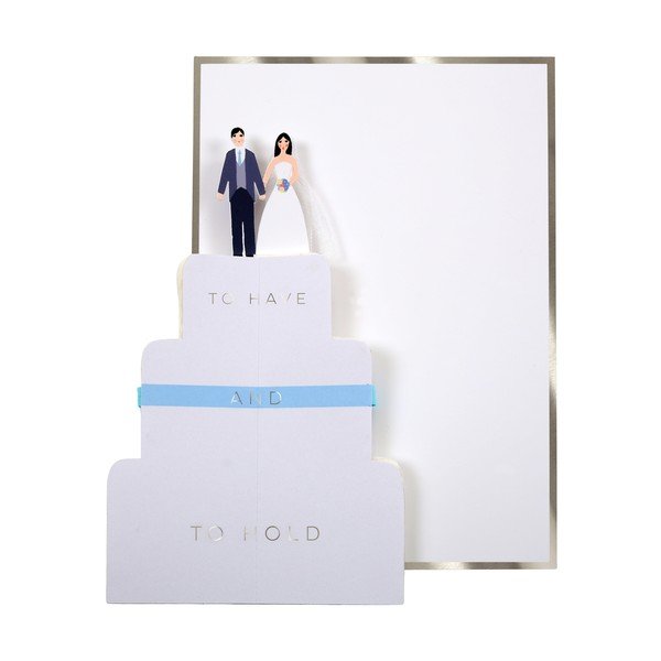 Картичка Wedding Cake – Meri Meri-image-1